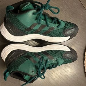 Adidas Green Basketball Shoes